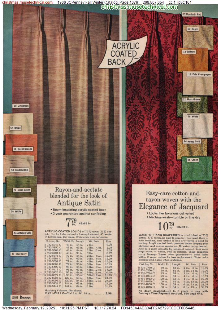 1966 JCPenney Fall Winter Catalog, Page 1076