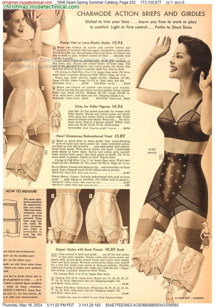 1956 Sears Spring Summer Catalog, Page 252