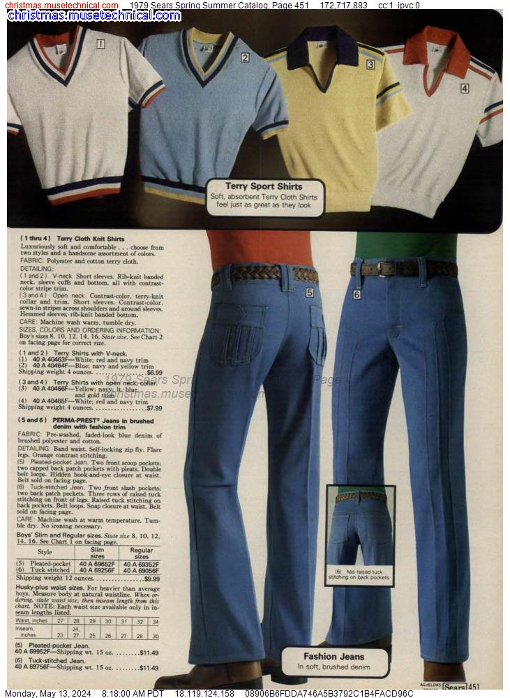 1979 Sears Spring Summer Catalog, Page 451