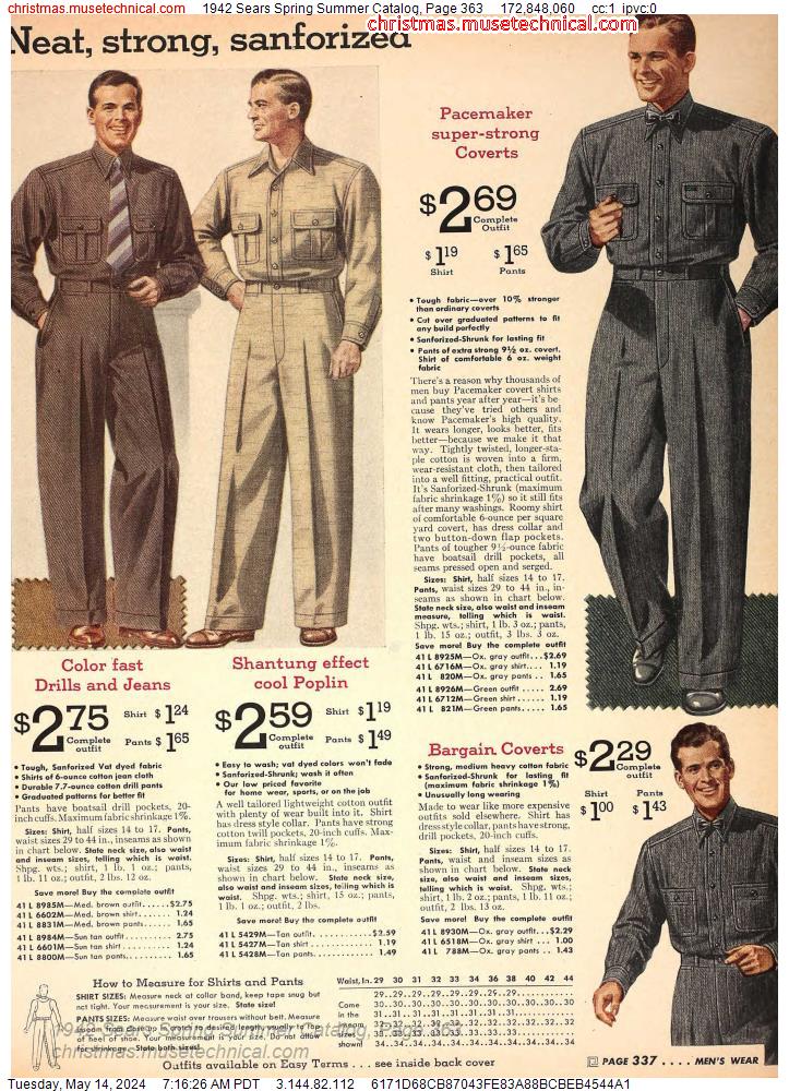 1942 Sears Spring Summer Catalog, Page 363