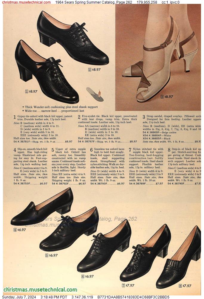 1964 Sears Spring Summer Catalog, Page 262