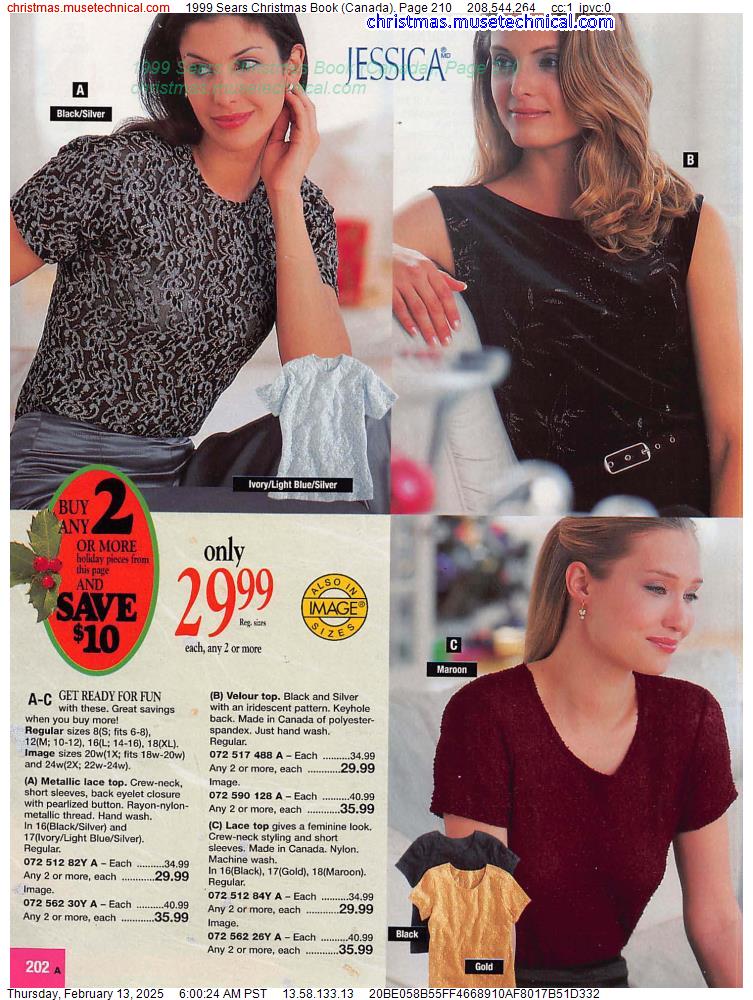 1999 Sears Christmas Book (Canada), Page 210