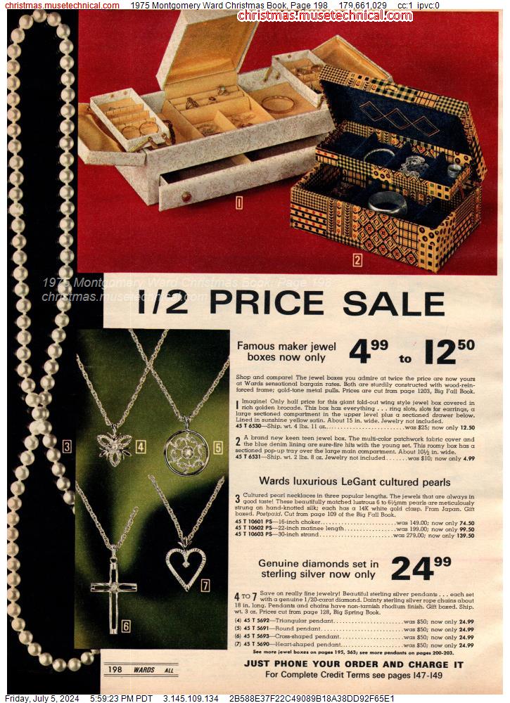 1975 Montgomery Ward Christmas Book, Page 198