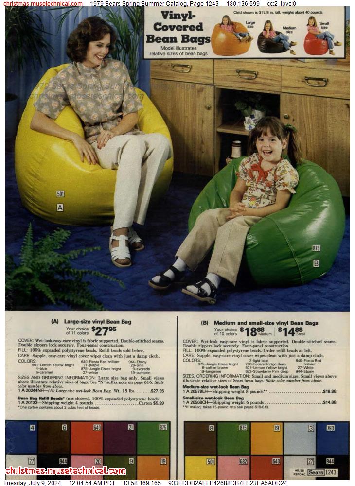 1979 Sears Spring Summer Catalog, Page 1243