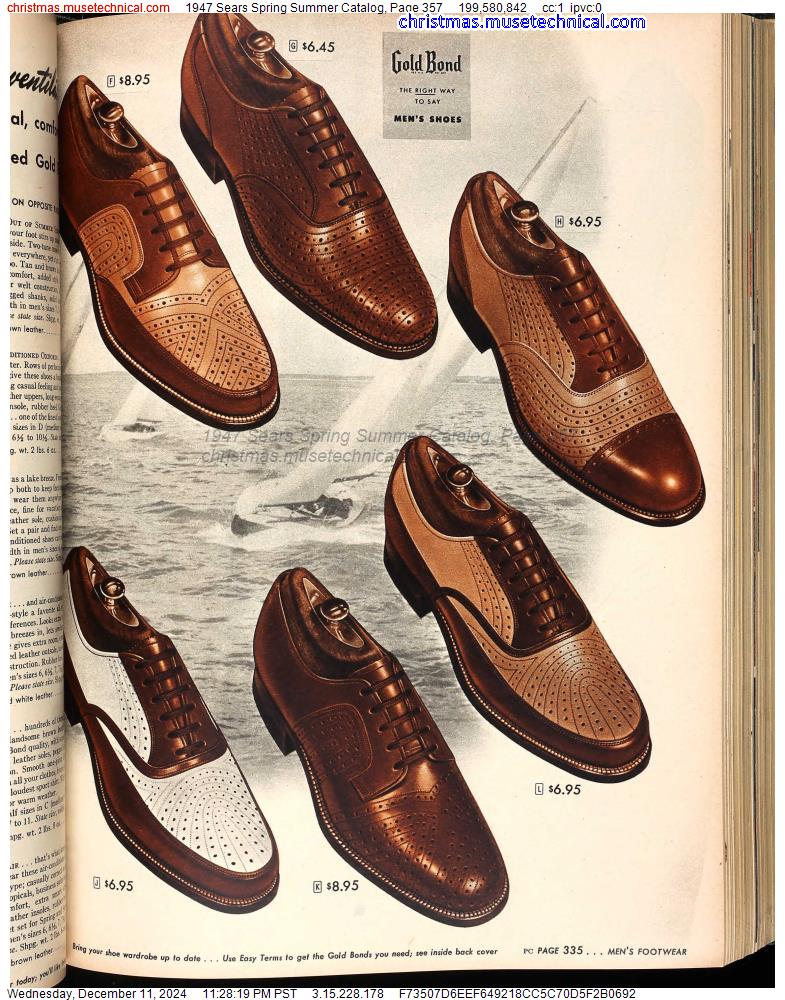 1947 Sears Spring Summer Catalog, Page 357