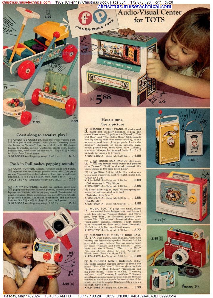 1969 JCPenney Christmas Book, Page 351