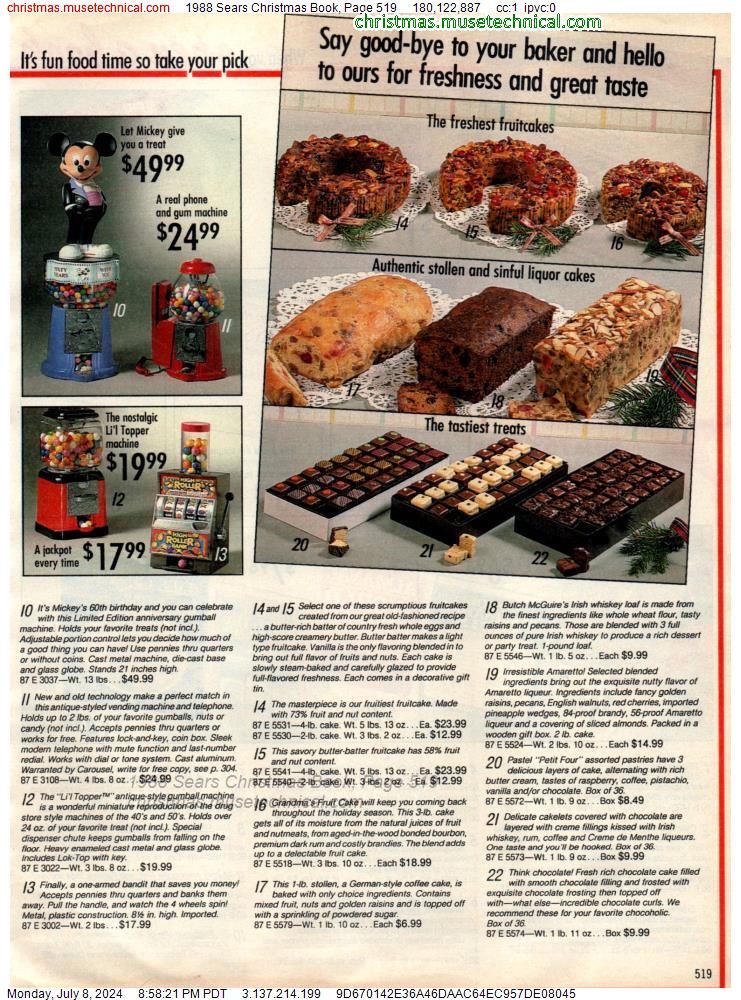 1988 Sears Christmas Book, Page 519