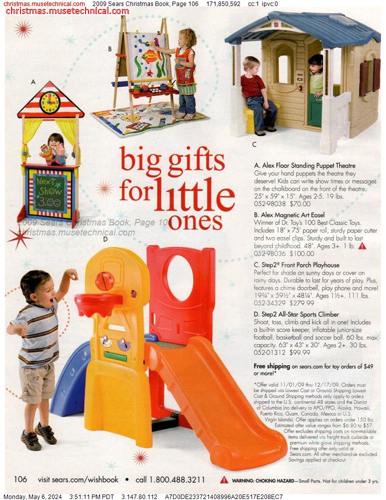 2009 Sears Christmas Book, Page 106