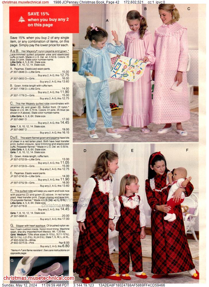 1986 JCPenney Christmas Book, Page 42