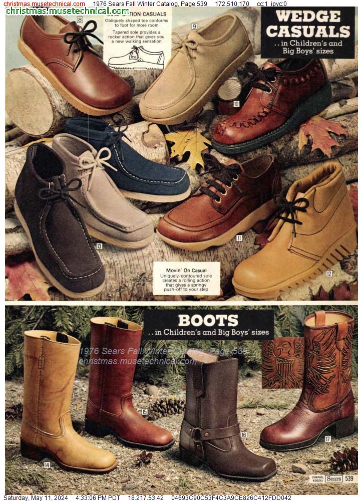 1976 Sears Fall Winter Catalog, Page 539