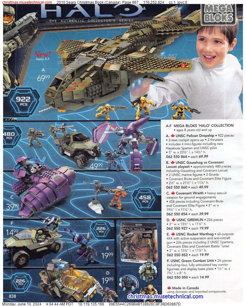2010 Sears Christmas Book (Canada), Page 867