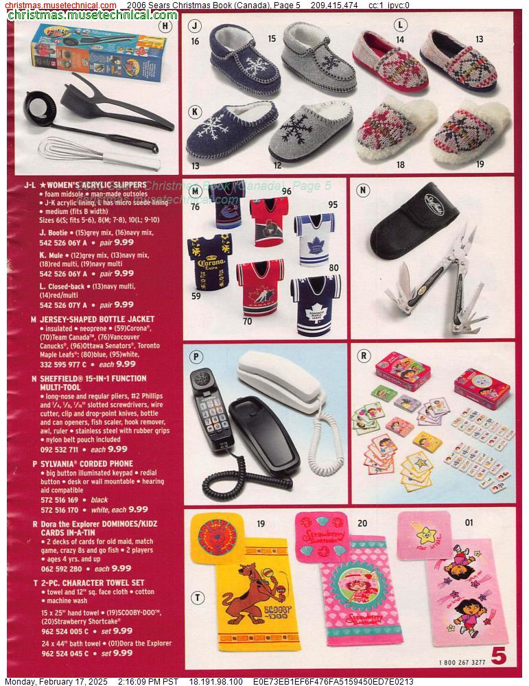 2006 Sears Christmas Book (Canada), Page 5