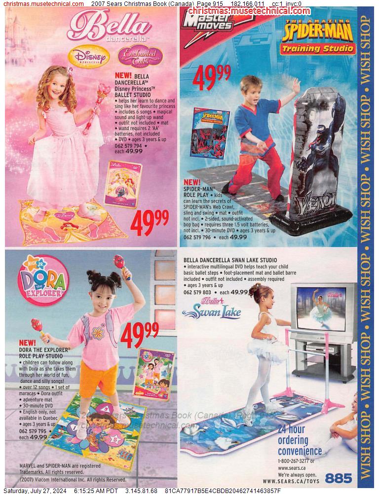 2007 Sears Christmas Book (Canada), Page 915