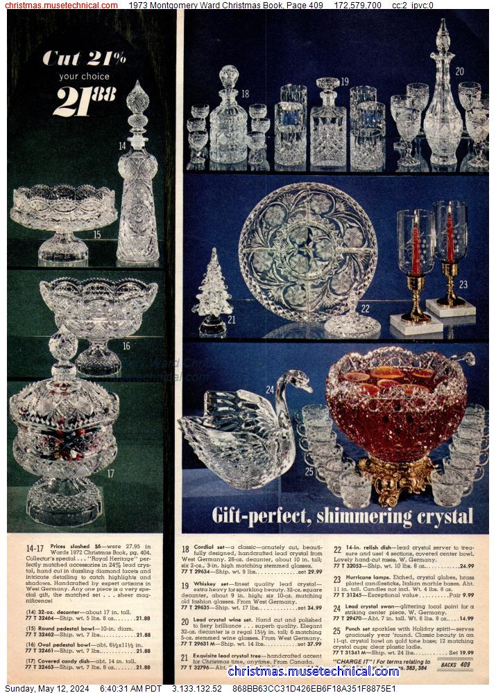 1973 Montgomery Ward Christmas Book, Page 409