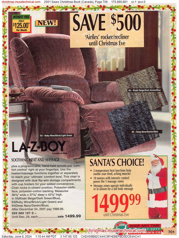 2001 Sears Christmas Book (Canada), Page 709