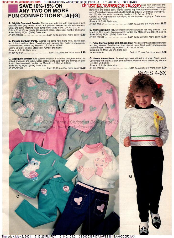 1988 JCPenney Christmas Book, Page 25