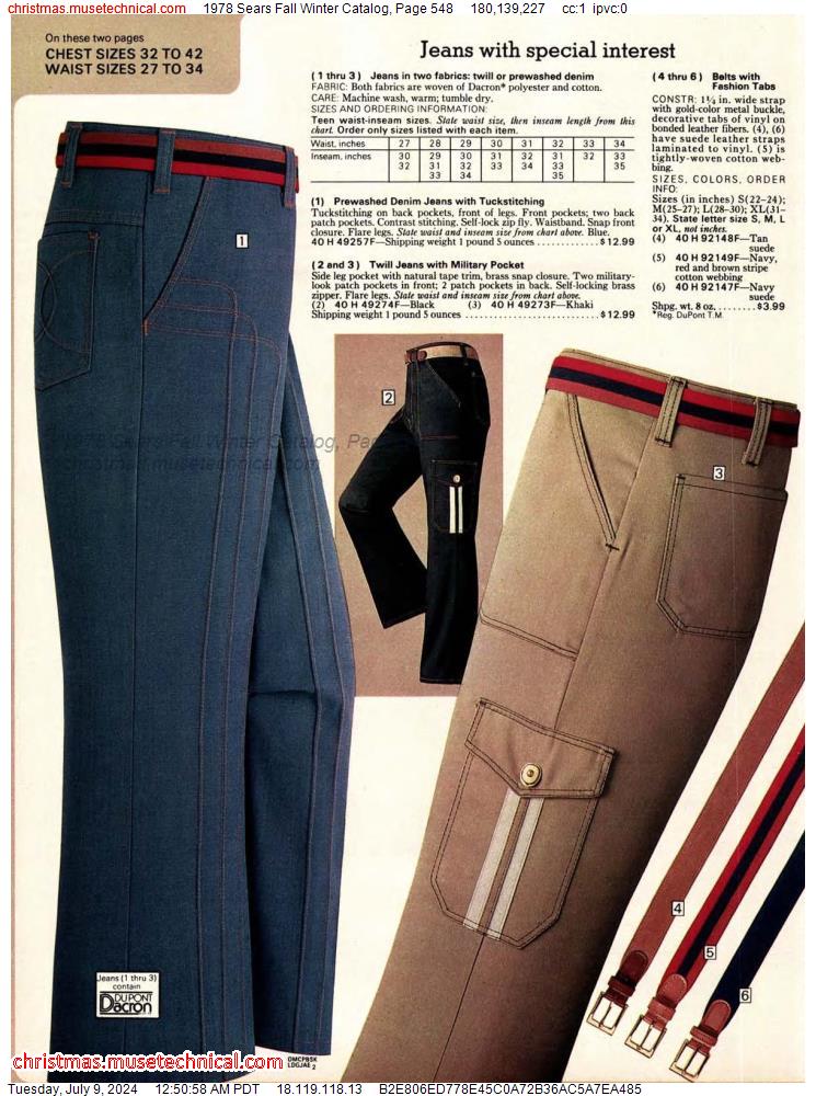 1978 Sears Fall Winter Catalog, Page 548