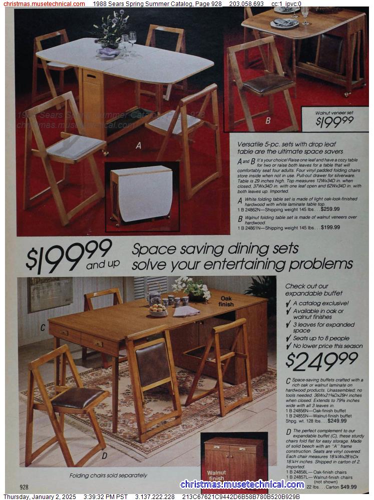 1988 Sears Spring Summer Catalog, Page 928