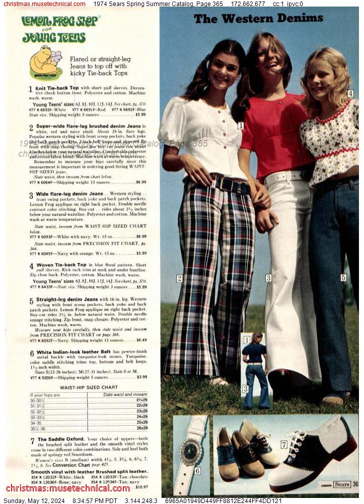 1974 Sears Spring Summer Catalog, Page 365