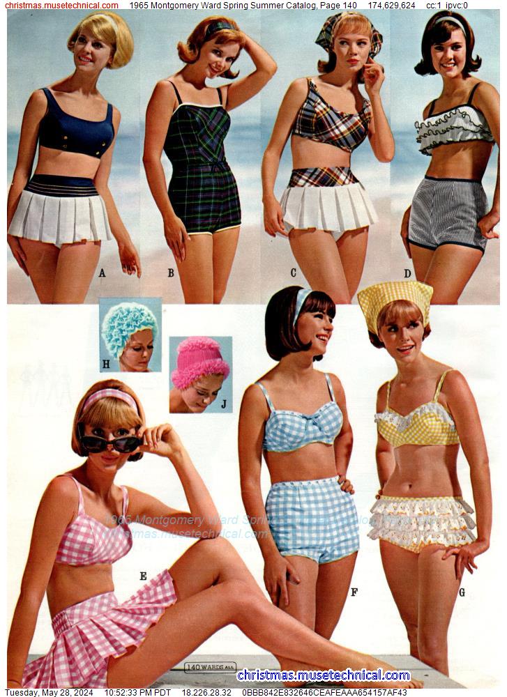 1965 Montgomery Ward Spring Summer Catalog, Page 140