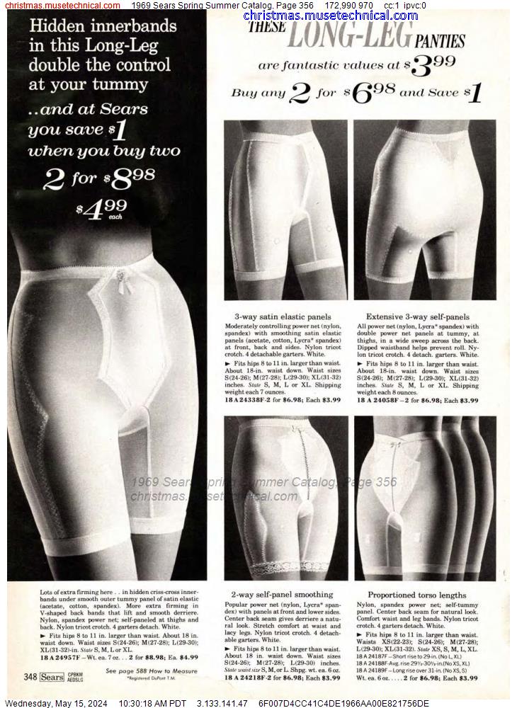 1969 Sears Spring Summer Catalog, Page 356