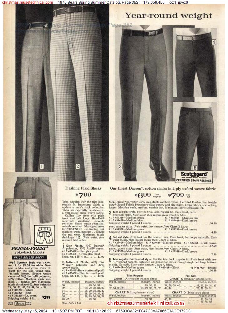 1970 Sears Spring Summer Catalog, Page 352