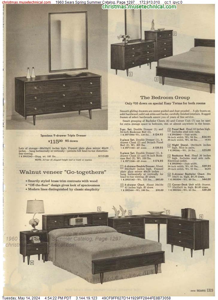 1960 Sears Spring Summer Catalog, Page 1297