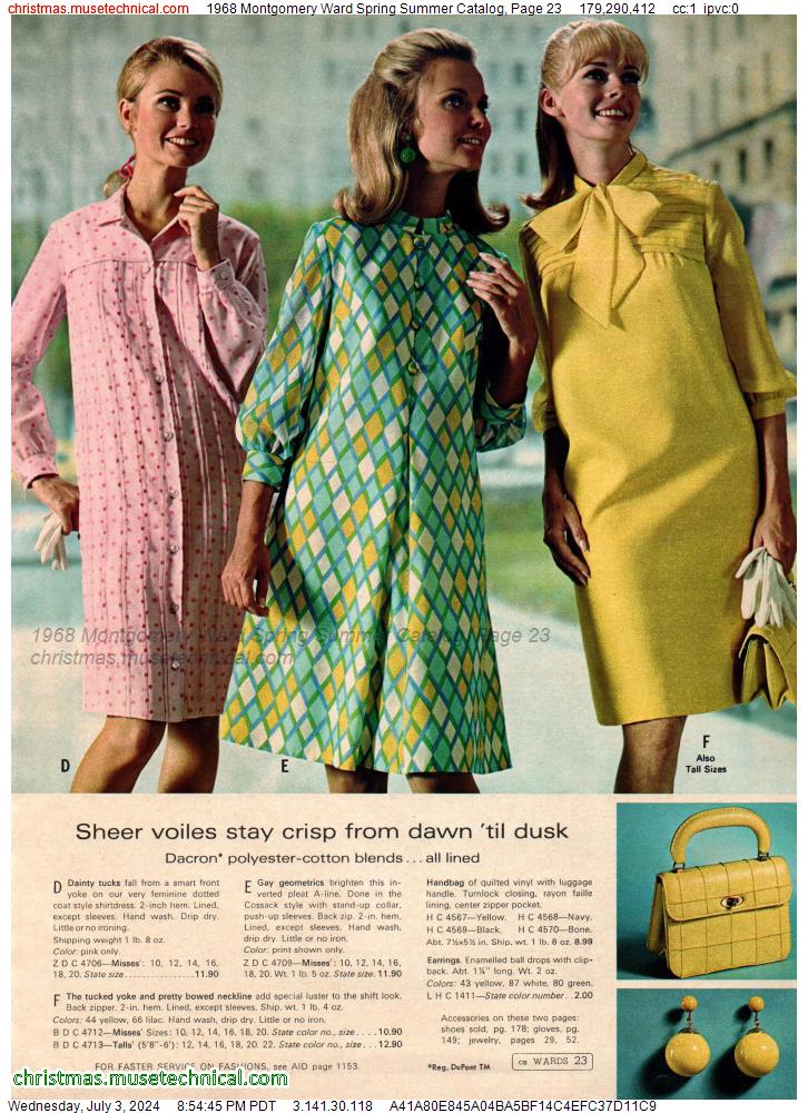 1968 Montgomery Ward Spring Summer Catalog, Page 23
