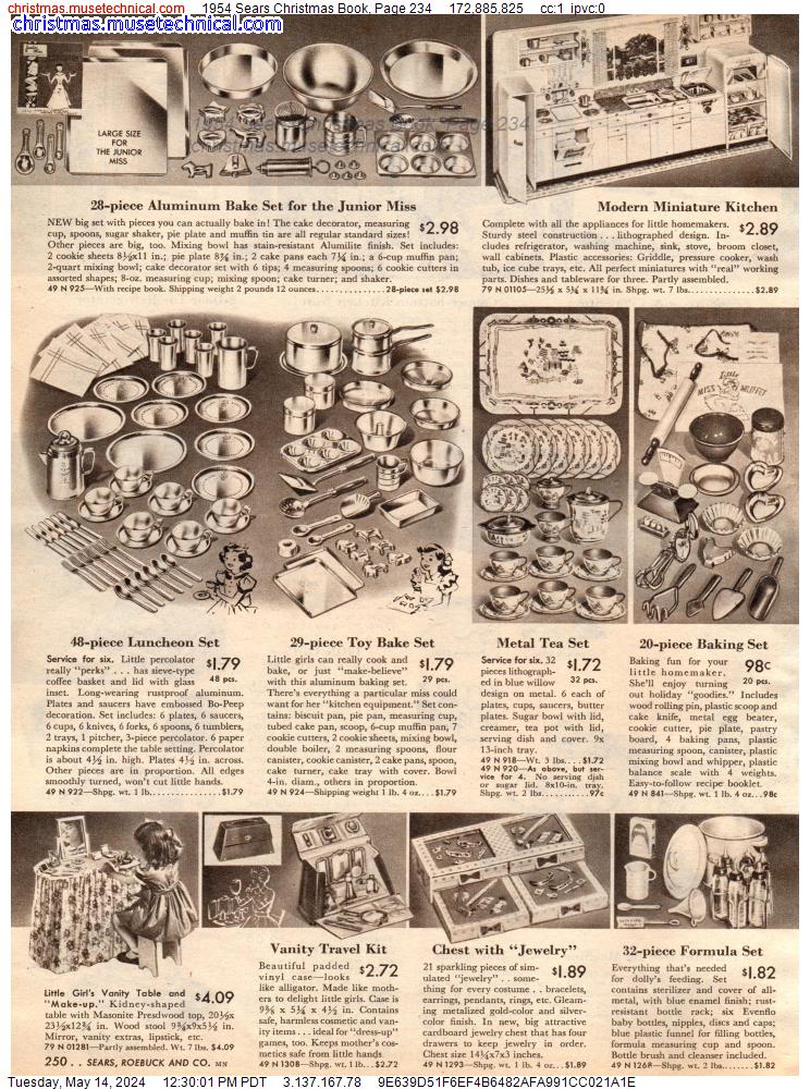 1954 Sears Christmas Book, Page 234