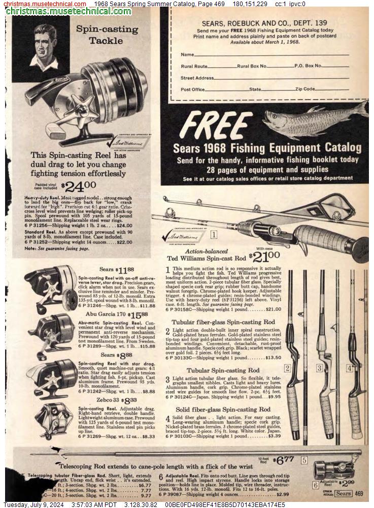 1968 Sears Spring Summer Catalog, Page 469