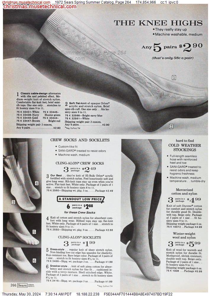 1972 Sears Spring Summer Catalog, Page 264
