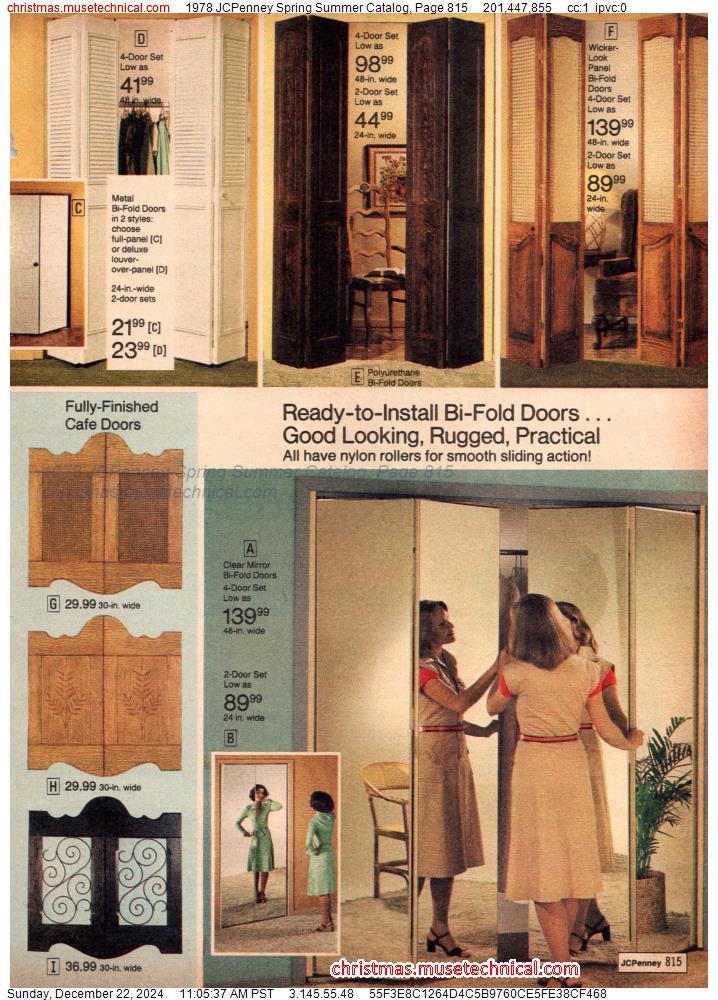 1978 JCPenney Spring Summer Catalog, Page 815