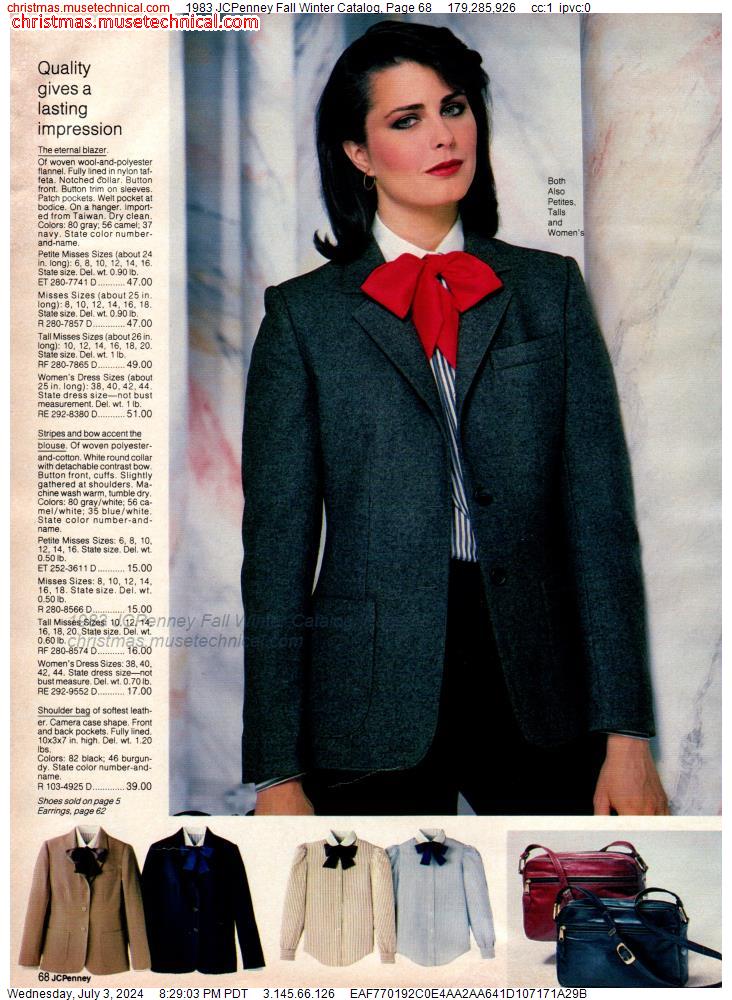 1983 JCPenney Fall Winter Catalog, Page 68