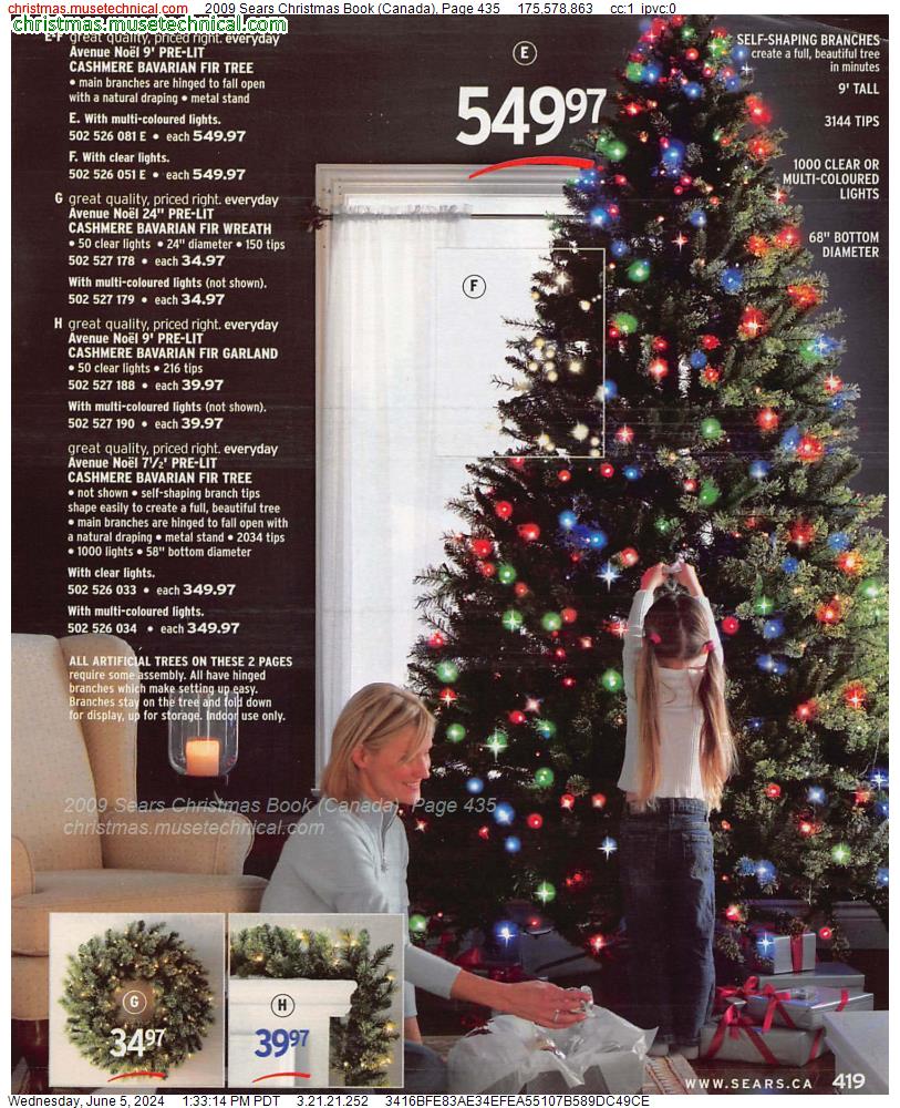 2009 Sears Christmas Book (Canada), Page 435