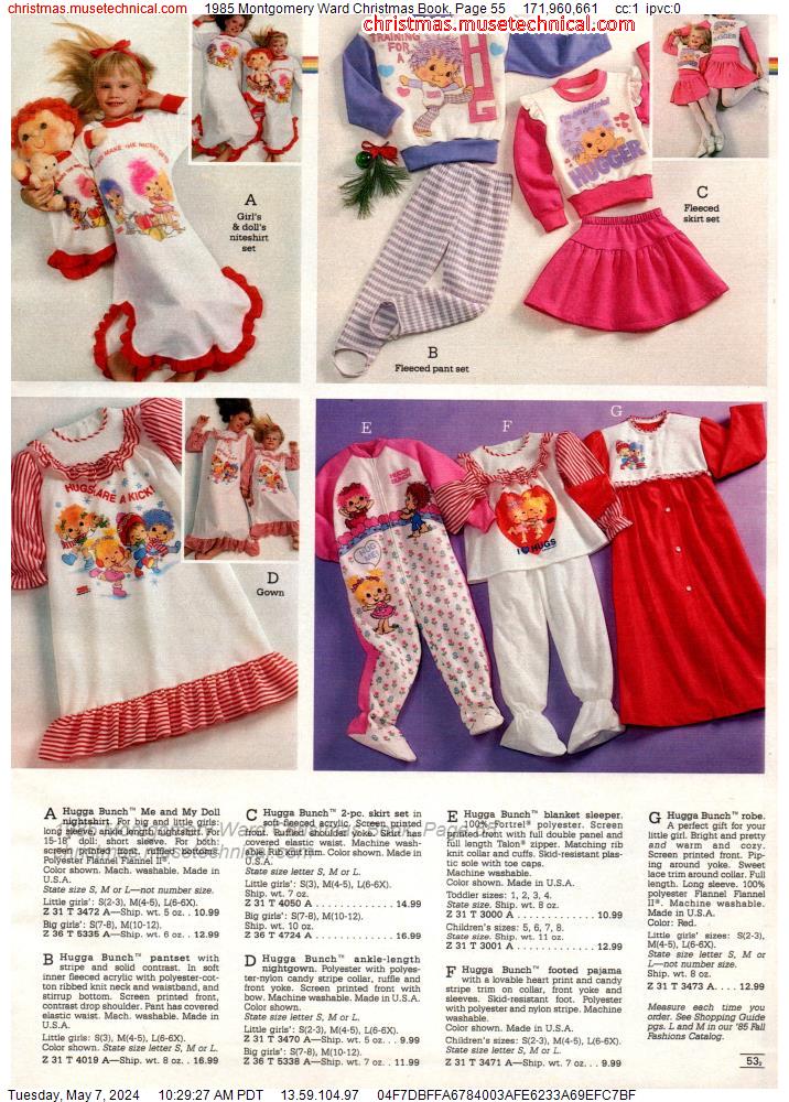 1985 Montgomery Ward Christmas Book, Page 55