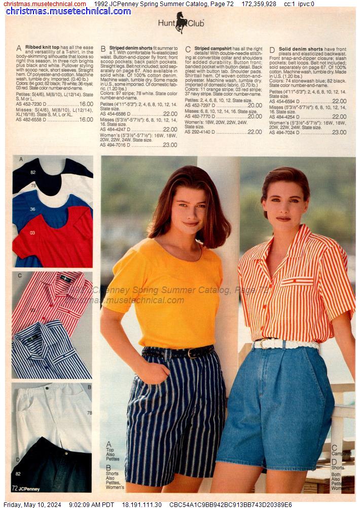 1992 JCPenney Spring Summer Catalog, Page 72