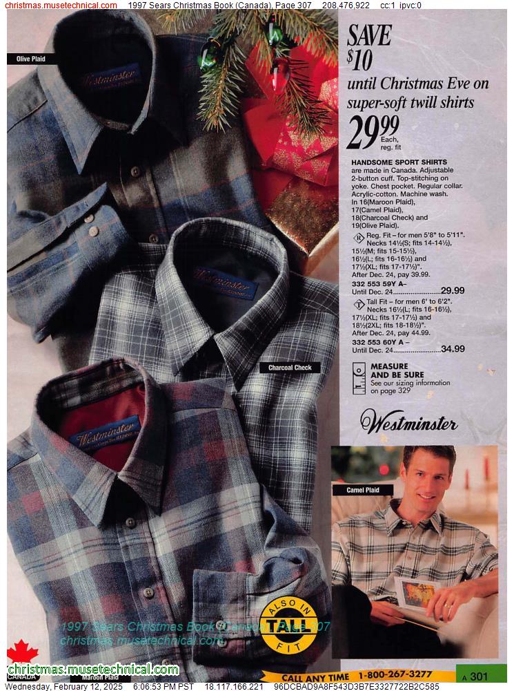 1997 Sears Christmas Book (Canada), Page 307