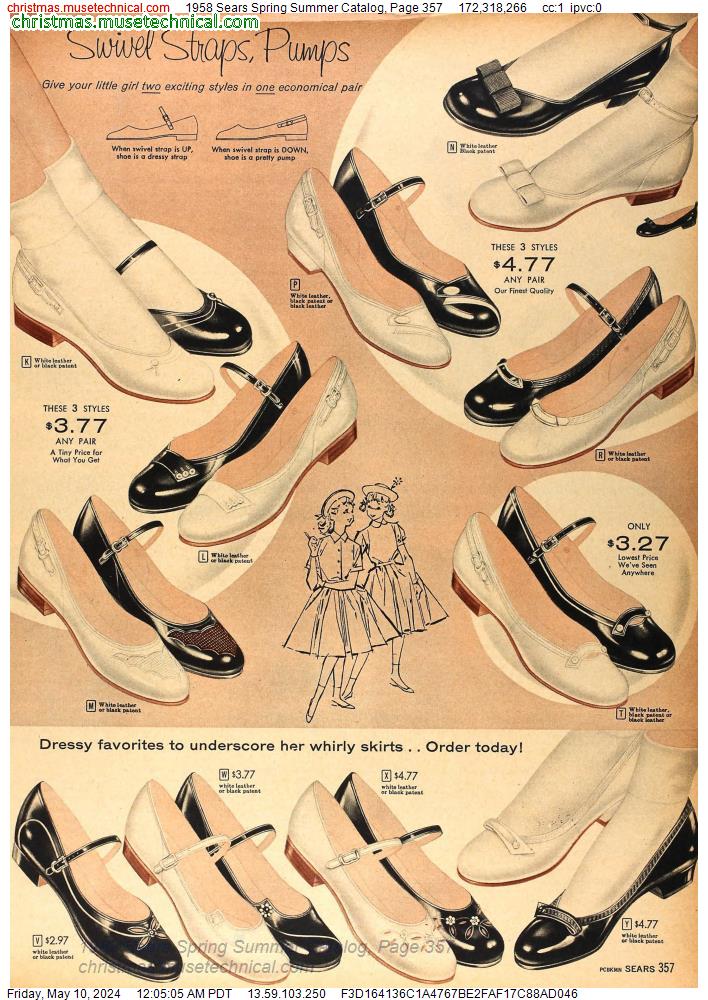 1958 Sears Spring Summer Catalog, Page 357