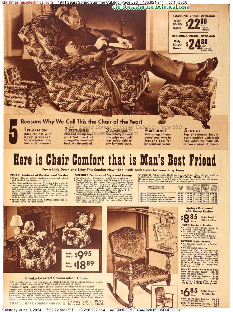 1941 Sears Spring Summer Catalog, Page 590