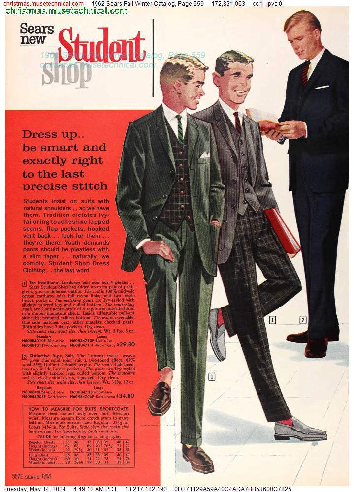 1962 Sears Fall Winter Catalog, Page 559