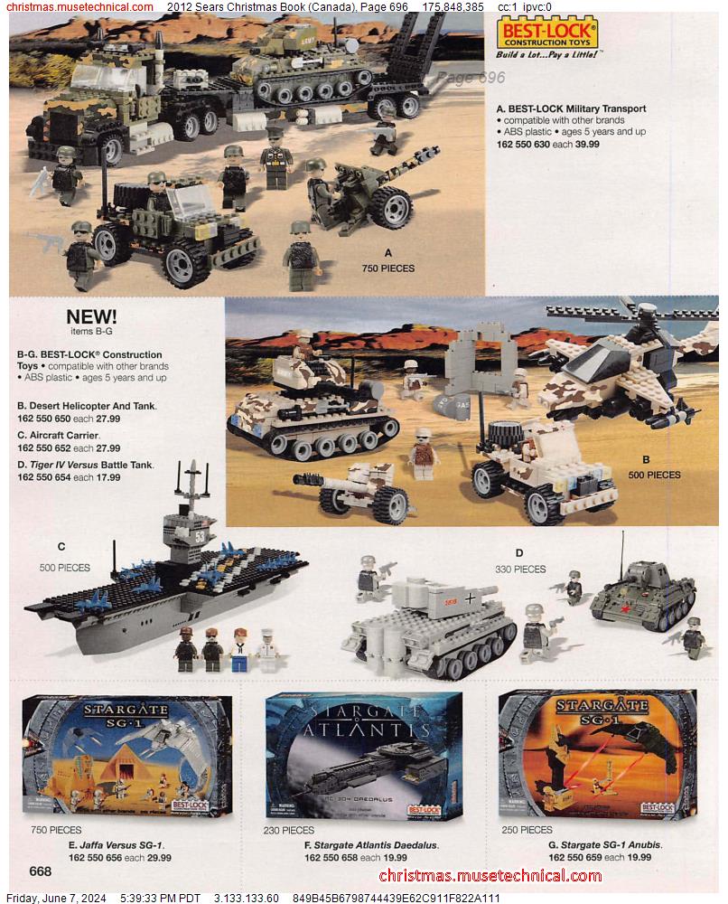 2012 Sears Christmas Book (Canada), Page 696
