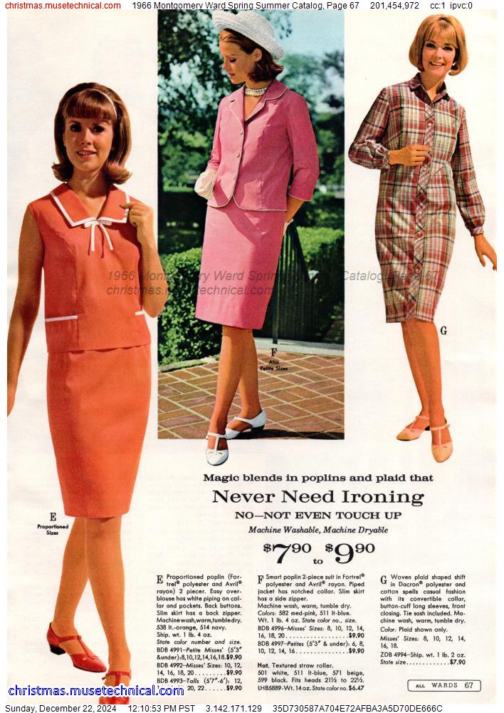 1966 Montgomery Ward Spring Summer Catalog, Page 67