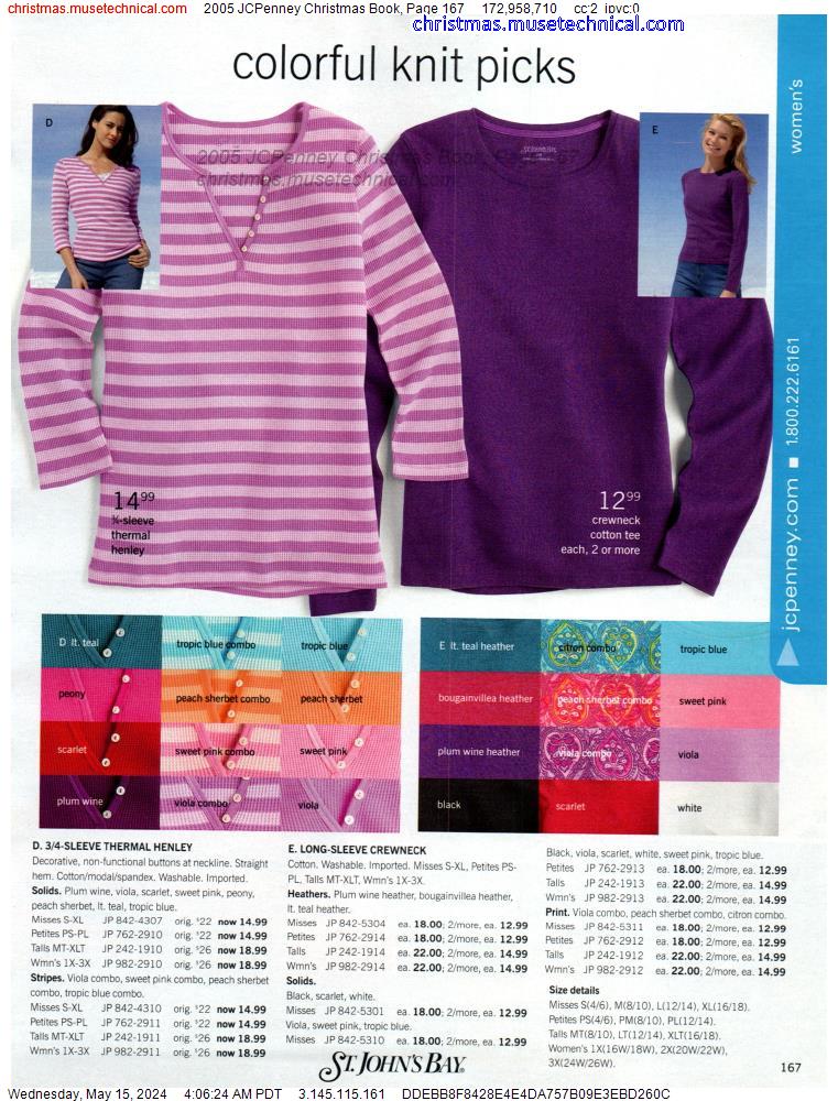 2005 JCPenney Christmas Book, Page 167