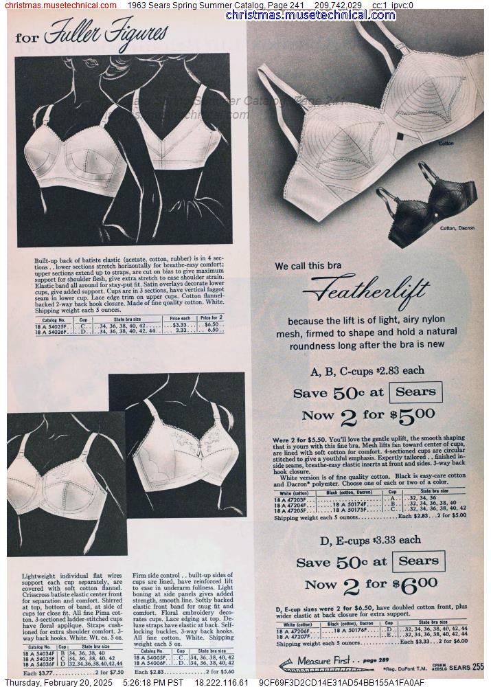 1963 Sears Spring Summer Catalog, Page 241