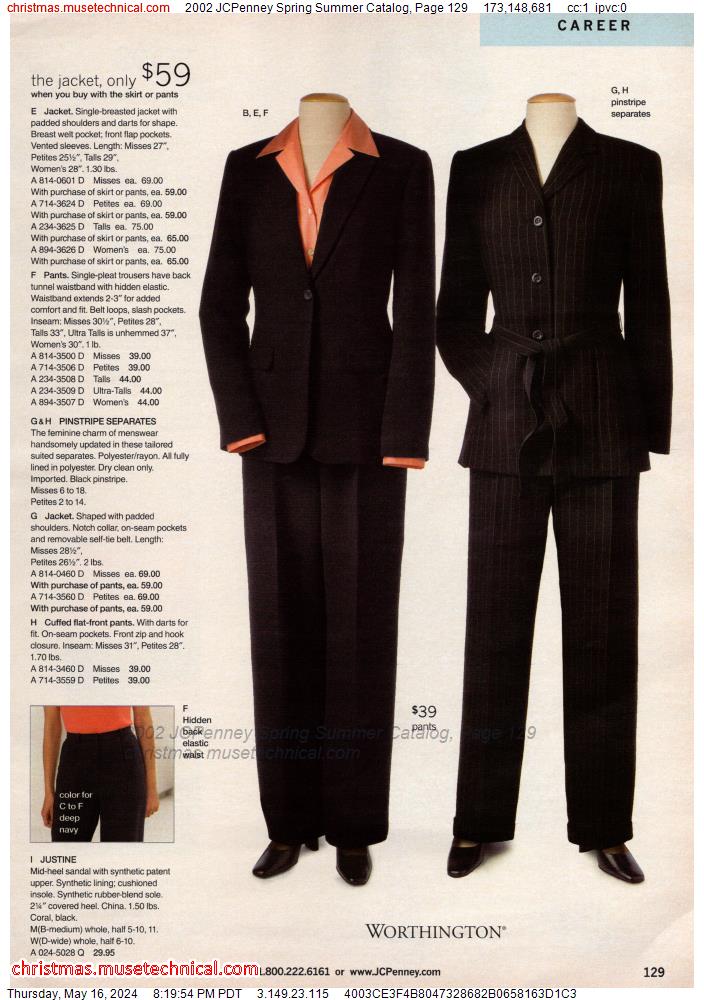 2002 JCPenney Spring Summer Catalog, Page 129