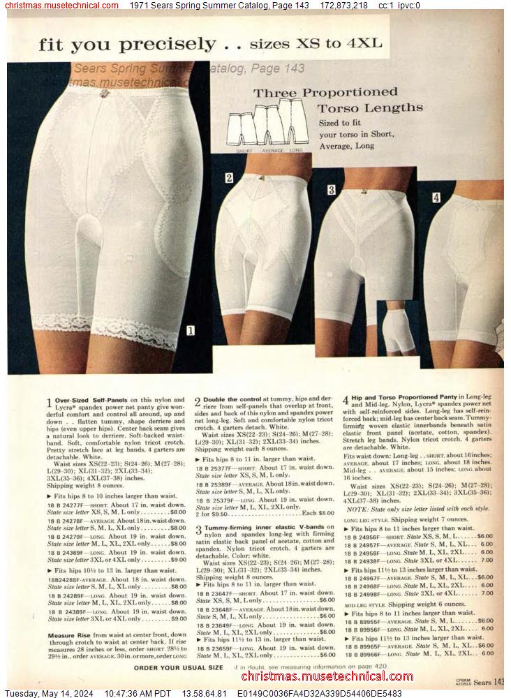1971 Sears Spring Summer Catalog, Page 143