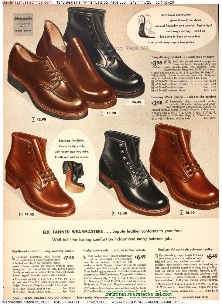 1948 Sears Fall Winter Catalog, Page 566