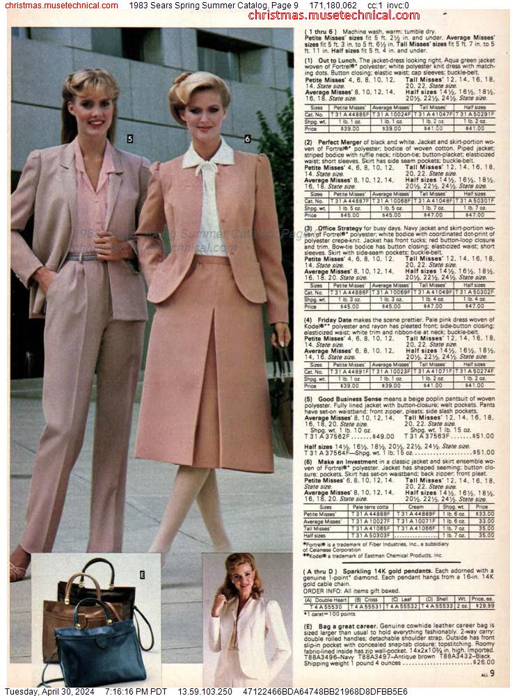 1983 Sears Spring Summer Catalog, Page 9