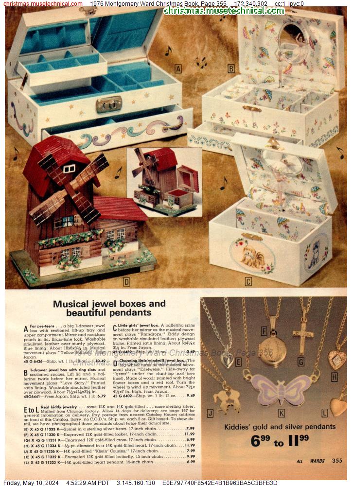 1976 Montgomery Ward Christmas Book, Page 355