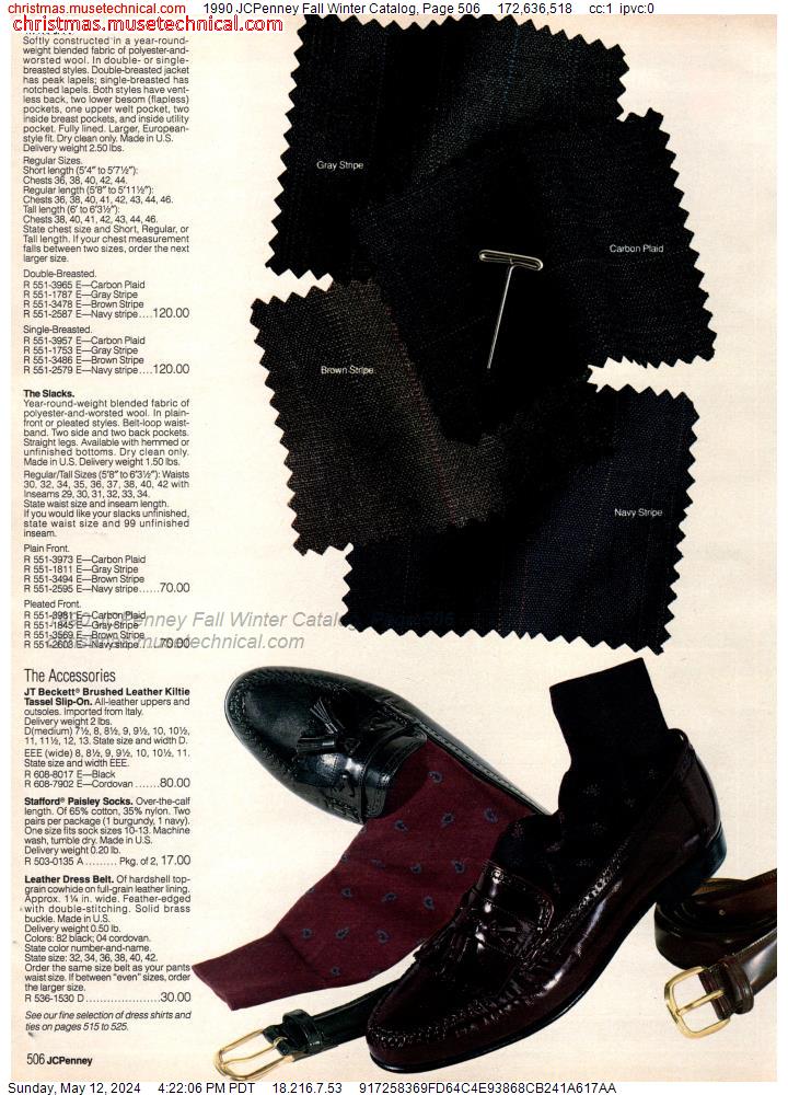 1990 JCPenney Fall Winter Catalog, Page 506